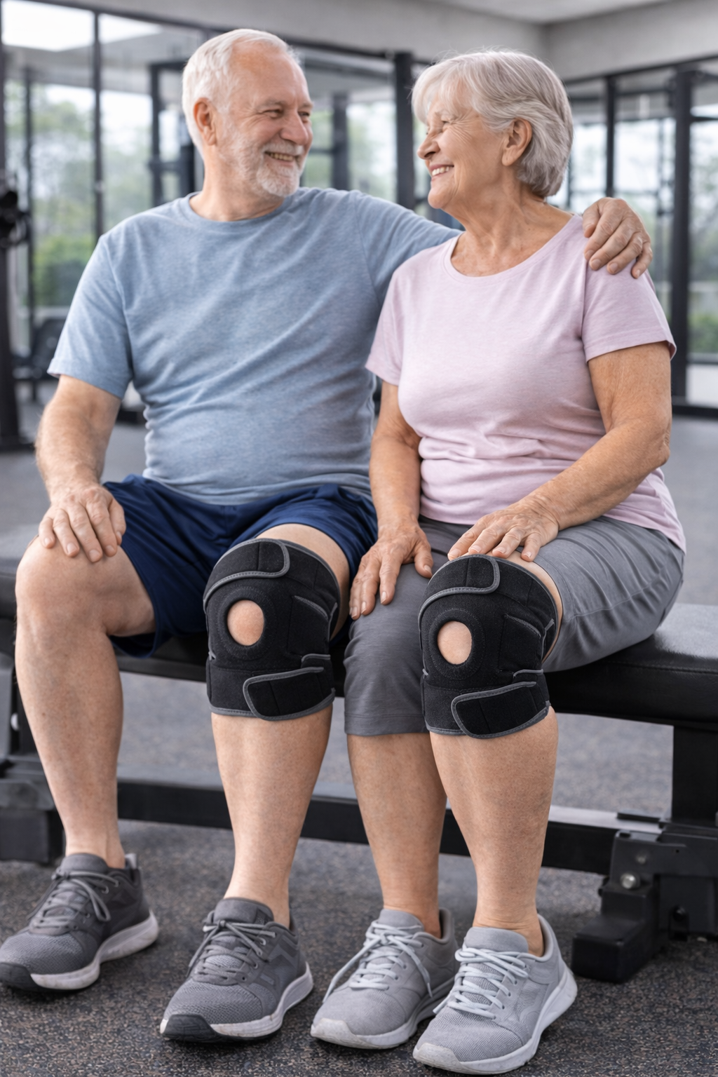 Adjustable Knee Brace with Compression | Breathable Neoprene