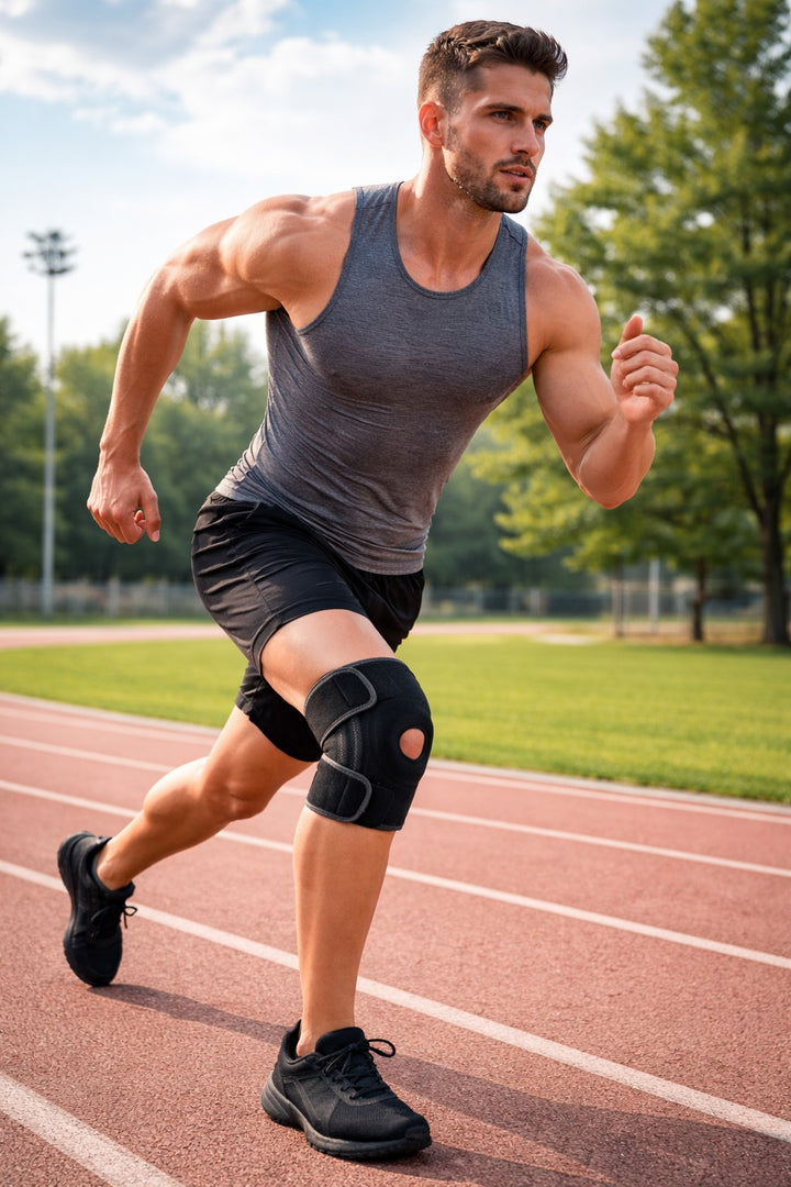 Adjustable Knee Brace with Compression | Breathable Neoprene